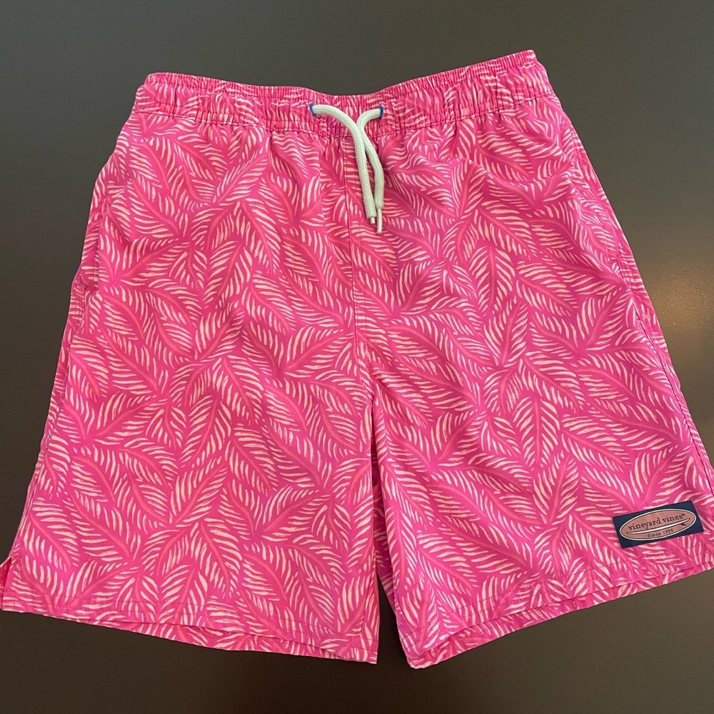 Vineyard Vines Boys Printed Chappy swim trunks